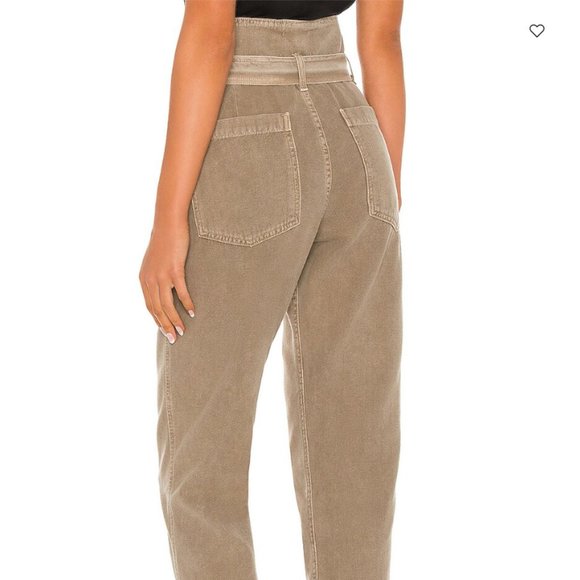 Citizens of Humanity Noelle Belted Cargo Straight in Desert Taupe - Picture 6 of 11